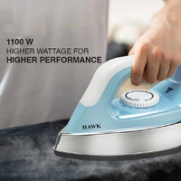 Havells Dry Iron HAWAK Blue 1100 w - Premium Dry Iron