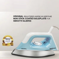 Havells Dry Iron HAWAK Blue 1100 w - Premium Dry Iron
