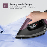 Havells DRY IRON BLAZE BLACK 1250W - Premium Dry Iron