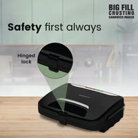 Havells BIG FILL HEXO GRILL SANDWICH - Premium Sandwich Maker