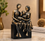 Anupam Antique Gold Family of Four Showpiece with Black Base | Premium Family Home & Office Décor