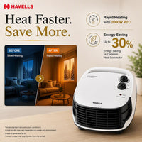 Havells COMFORTER ROOM HEATER WHITE - Premium Room Heater