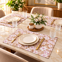Anupam floral dining table placemat lifestyle view