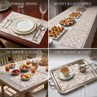 Anupam floral placemat multiple uses