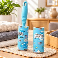 Anupam blue lint roller cleaning tool with refill roll