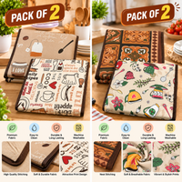 Anupam printed kitchen towel pack of 2 pattern variants