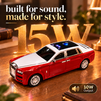 Anupam luxury car 15W Bluetooth speaker - red and white product image 2
