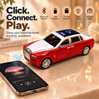 Anupam luxury car 15W Bluetooth speaker - red and white product image 3