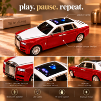 Anupam luxury car 15W Bluetooth speaker - red and white product image 7
