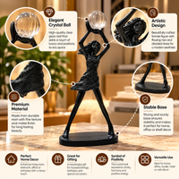 Anupam abstract woman figurine usages and angle views