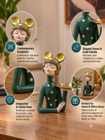 Anupam abstract artistic figurine detail view