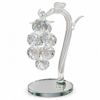 Anupam Premium Crystal Grapes Hanging Showpiece with Stand | Elegant Home Decor Accent Gift Items - Pack of 1