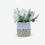 Artificial White Rose Flower Pot / Decorative Flower Arrangement / Home Decor Flower Pot