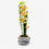 Artificial Orchid Flower Pot with Yellow Floral Arrangement, Multicolour Ceramic Decorative Plant for Home Décor, Table Décor & Gifting