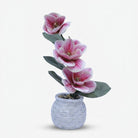 Artificial Pink Flower Pot / Decorative Floral Arrangement / Home Decor Flower Pot