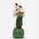 Artificial White Orchid Flower Pot / Decorative Orchid Arrangement / Home Decor Flower Pot