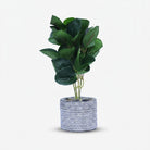 Artificial Green Leaf Plant Pot / Decorative Green Plant Arrangement / Home Decor Flower Pot