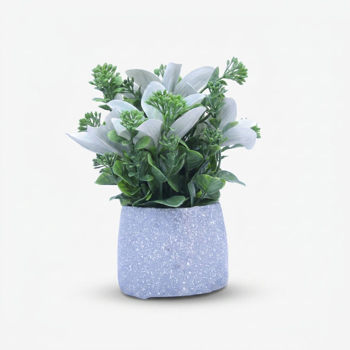 Premium Artificial Graceful Flower Pot Home Decor, Decorative Home Item / Tabletop Statue / Luxury Flower Showpiece for Living Room, Office & Gifting