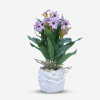 Premium Artificial Graceful Flower Pot Home Decor, Decorative Home Item / Tabletop Statue / Luxury Flower Showpiece for Living Room, Office & Gifting