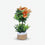 Premium Artificial Graceful Flower Pot Home Decor, Decorative Home Item / Tabletop Statue / Luxury Flower Showpiece for Living Room, Office & Gifting