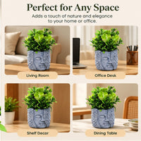 Premium Artificial Graceful Flower Pot Home Decor, Decorative Home Item / Tabletop Statue / Luxury Flower Showpiece for Living Room, Office & Gifting
