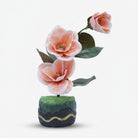 Premium Artificial Graceful Flower Pot Home Decor, Decorative Home Item / Tabletop Statue / Luxury Flower Showpiece for Living Room, Office & Gifting