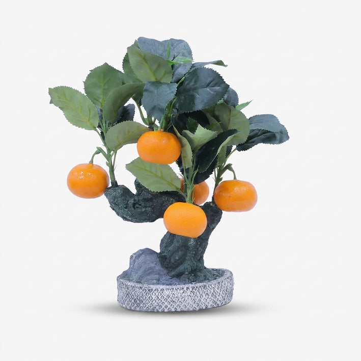 Premium Artificial Beautiful Flower Pot Home Decor, Decorative Home Item / Tabletop Statue / Luxury Flower Showpiece for Living Room, Office & Gifting