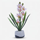 Premium Artificial Beautiful Flower Pot Home Decor, Decorative Home Item / Tabletop Statue / Luxury Flower Showpiece for Living Room, Office & Gifting
