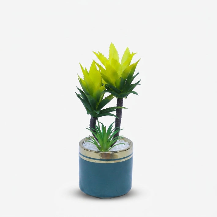 Premium Artificial Beautiful Flower Pot Home Decor, Decorative Home Item / Tabletop Statue / Luxury Flower Showpiece for Living Room, Office & Gifting