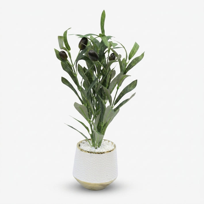 Premium Artificial Beautiful Flower Pot Home Decor, Decorative Home Item / Tabletop Statue / Luxury Flower Showpiece for Living Room, Office & Gifting