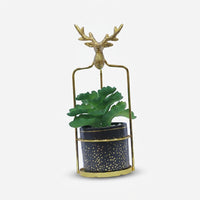 Premium Artificial Beautiful Flower Pot Home Decor, Decorative Home Item / Tabletop Statue / Luxury Flower Showpiece for Living Room, Office & Gifting