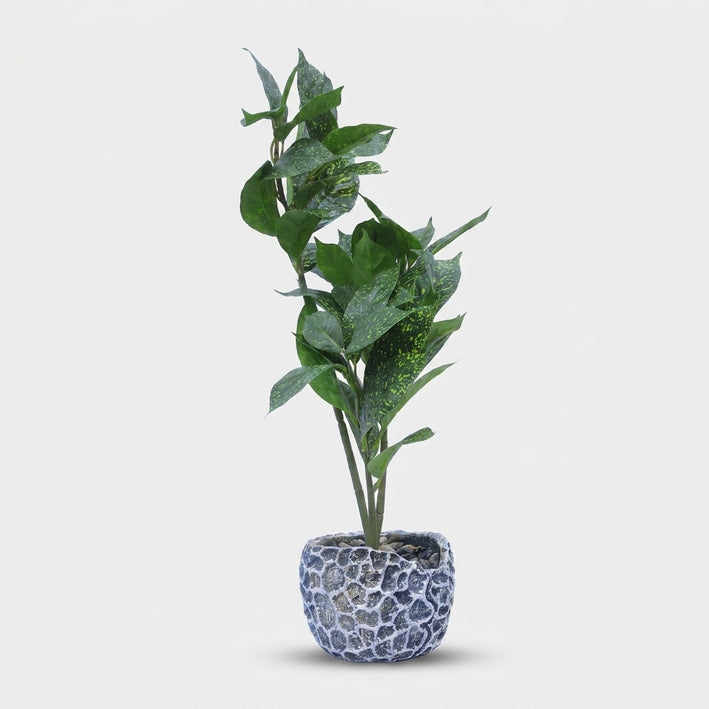 Premium Artificial Beautiful Flower Pot Home Decor, Decorative Home Item / Tabletop Statue / Luxury Flower Showpiece for Living Room, Office & Gifting