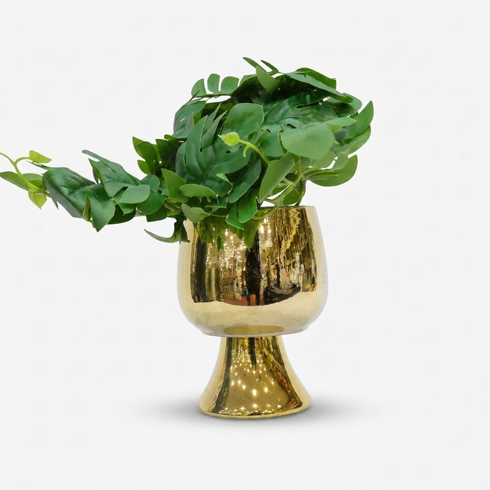 Premium Artificial Beautiful Flower Pot Home Decor, Decorative Home Item / Tabletop Statue / Luxury Flower Showpiece for Living Room, Office & Gifting