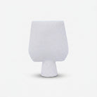 Premium Exquisite Modern White Speckled Ceramic Goblet Vase