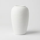 Premium Gorgeous Minimalist White Textured Ceramic Vase