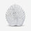 Premium Alluring White Shell-Inspired Ceramic Decorative Vase