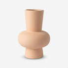 Premium Charming Peach Abstract Modern Ceramic Vase