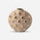 Premium Enchanting Beige Ceramic Vase with Gold Dot Design