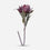 Premium Charming Artificial Purple Protea Flower Stem with Leaves for Home Decor