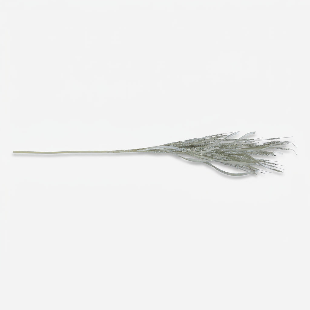 Premium Enchanting Artificial Silver Green Filler Grass Stem Decorative Floral for Home Decor