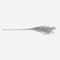 Premium Enchanting Artificial Silver Green Filler Grass Stem Decorative Floral for Home Decor