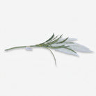 Premium Elegant Artificial White Fuzzy Leaf Stem Decorative Foliage for Home Decor