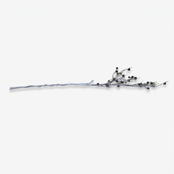 Premium Exquisite Artificial Black Berry Branch Stem Decorative Floral for Home and Office Decor