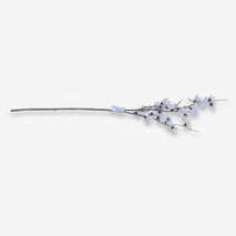 Artificial White Blossom Branch, Multicolour Decorative Floral Stem for Vase Arrangement, Home Décor & Gifting