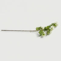 Artificial White Hydrangea Flower Branch, Multicolour Decorative Long Floral Stem for Vase Arrangement & Home Décor