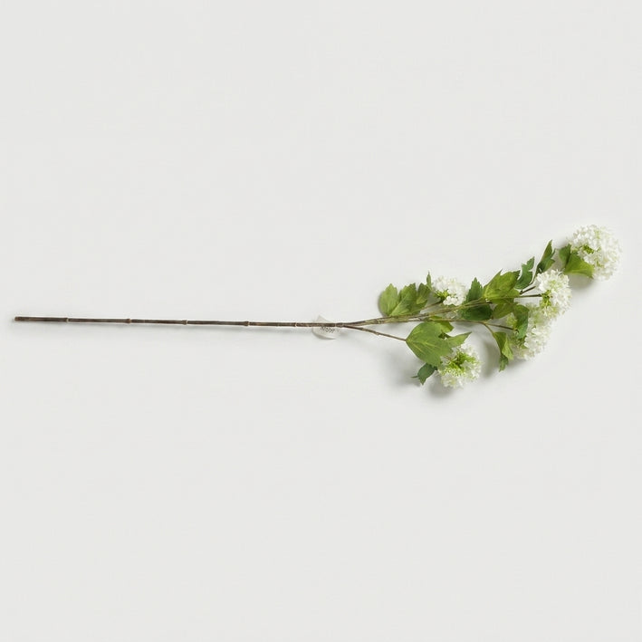 Premium Graceful Artificial White Viburnum Flower Branch Decorative Floral for Home Decor