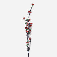 Premium Charming Artificial Red Berry Branch Stem Decorative Floral for Home and Office Decor
