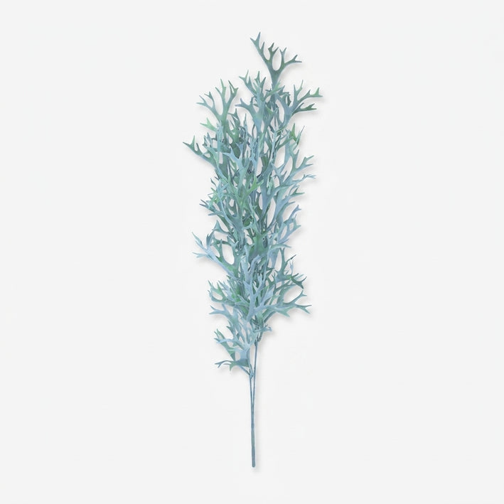 Premium Elegant Artificial Blue Seaweed Style Leaf Branch for Home, Office & Floral Decoration