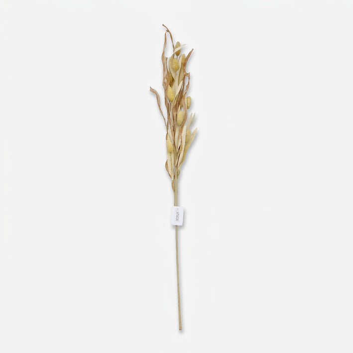 Artificial Golden Dried Grass Stick, Decorative Pampas Style Stem for Vase Arrangement, Home Décor & Event Styling