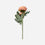 Premium Alluring Artificial Peach Pink Peony Flower Stem with Green Leaves for Home Decoration